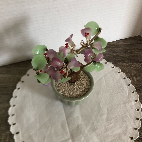 Vintage Glass Bonsai Tree - Picture 2 of 16